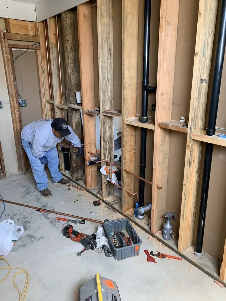 Commercial rough-in plumbing for Water Heater Replacement in Menomonee Falls